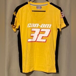 KAPPA Can-Am Racing Shirt #32 with Embroidery Shirt V-Neck Size M